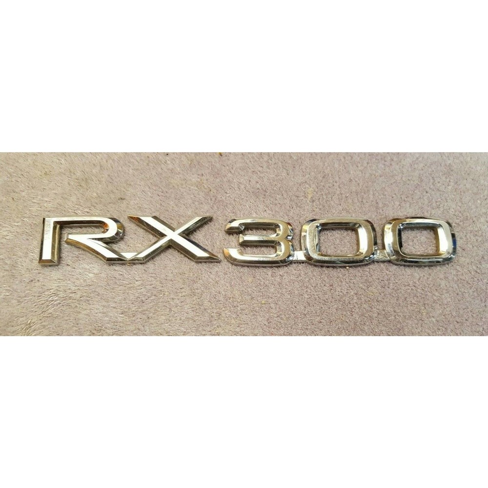 LEXUS OEM Chrome Plastic Emblem Badge Logo Symbol Insignia Sign "RX 300"